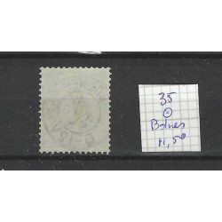 Nederland  35 Wilhelmina "BOLNES 1899" kleinrond VFU/gebr CV 11,50 €