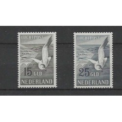 Nederland  LP12-13 Meeuwen Luchtpost MNH/postfris  CV 600 € Cerificaat !!