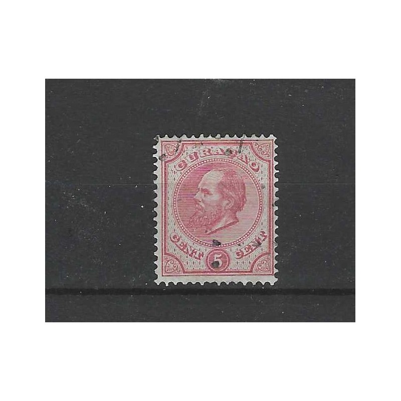 Curacao  3C Willem III  VFU/gebr  CV 17,50 €