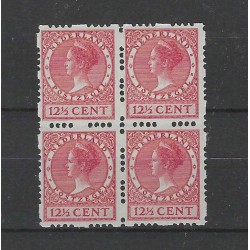 Nederland R46 Vierzijdige roltanding blokje van 4 MNH/postrfis CV 720 €