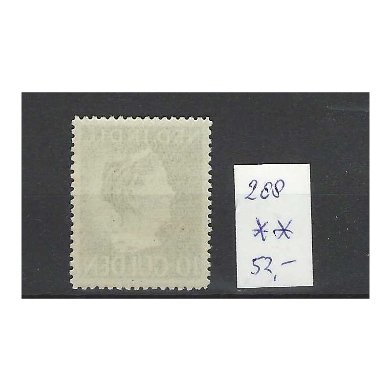 Ned. Indie  288 Wilhelmina Konijnenburg  MNH/postfris  CV 52 €