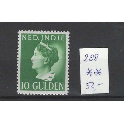 Ned. Indie  288 Wilhelmina Konijnenburg  MNH/postfris  CV 52 €