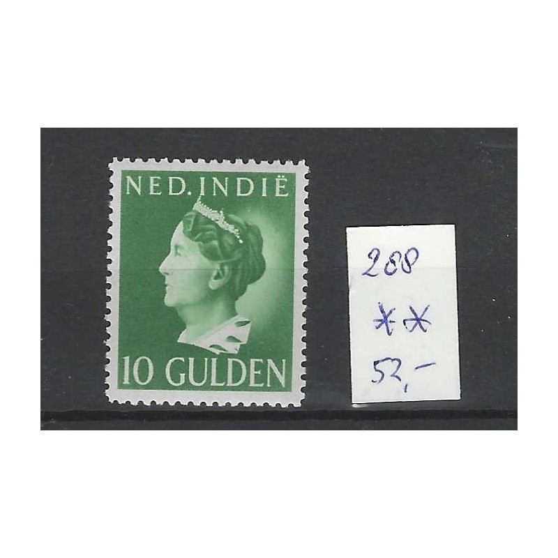 Ned. Indie 288 Wilhelmina Konijnenburg MNH/postfris CV 52 € Ned. Indie 288 Wilhelmina Konijnenburg MNH/postfris CV 52 €