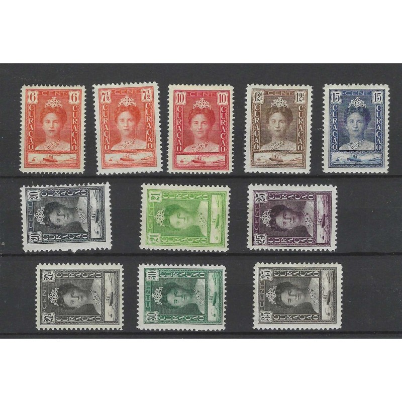 Curaçao  89-99  Wilhelmina  MH/unused  CV 62,75€