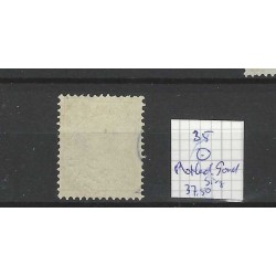 Netherlands  35 Wilhelmina "ROTTERD:GOUDSING: 1892" small round cancel VFU/used CV 37,50 €