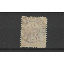 Netherlands 37 Wilhelmina "ROTTERDAM-5 1897" small round cancel VFU/used CV 30 €