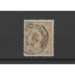 Nederland 39 Wilhelmina "ROTTERD:KRALINGEN 1898" kleinrond VFU/gebr CV 35 €