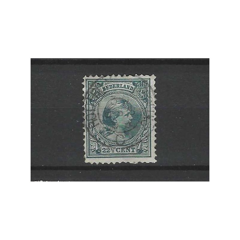 Netherlands 41 Wilhelmina "ROTTERDAM-MAASSLUIS 1899" small round cancel VFU/used CV 90+ €