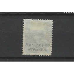 Nederland 41 Wilhelmina "ROTTERDAM-MAASSLUIS 1899" kleinrond VFU/gebr CV 90+ €