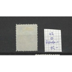 Netherlands 42 Wilhelmina "ROTTERDAM-1 1894" small round cancel VFU/used CV 95+ €