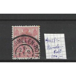 Nederland 60 Bontkraag "AMST:-HARMELEN-ROTT 1903" VFU/gebr CV 100+ €