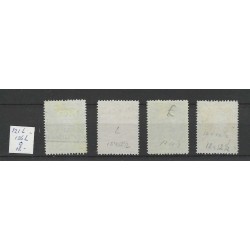 Netherlands 121L-126L Wilhelmina 1923 VFU/used CV 18 €