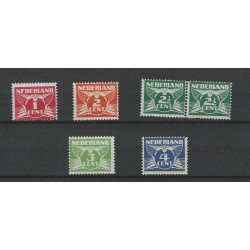 Nederland 144-148 Cijfer  MNH/postfris CV 110 €