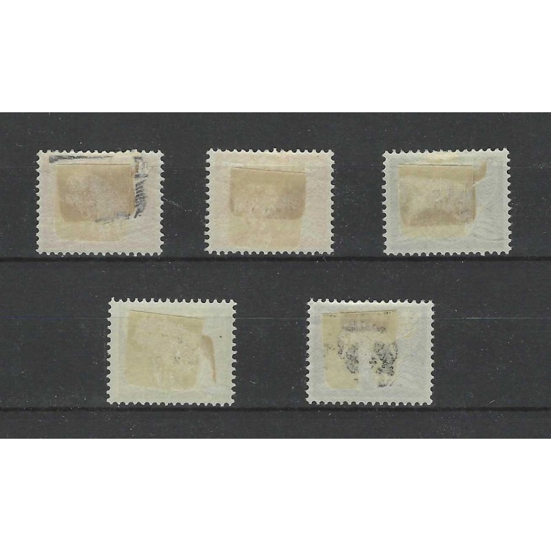 Netherlands 144-148 Numeral  MH/unused CV 35 €
