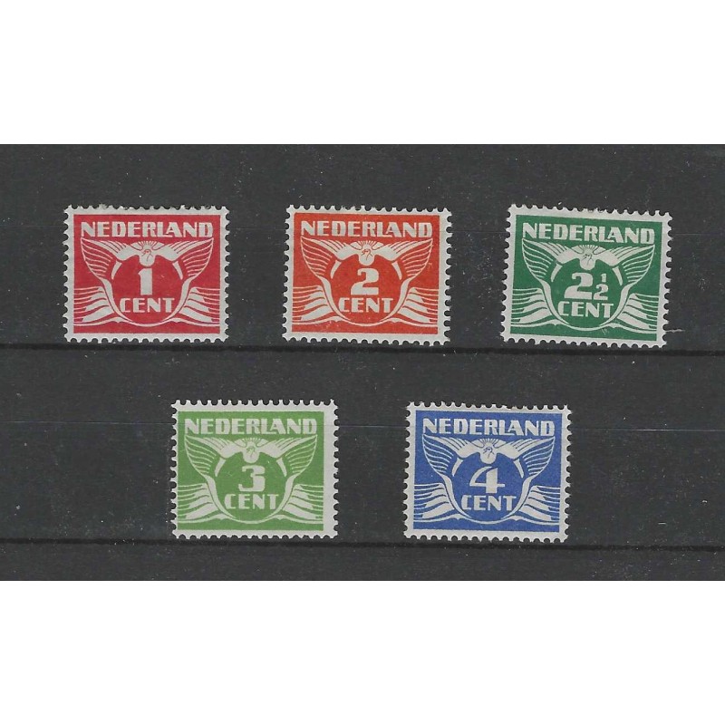 Nederland 144-148 Cijfer  MH/ongebr CV 35 €