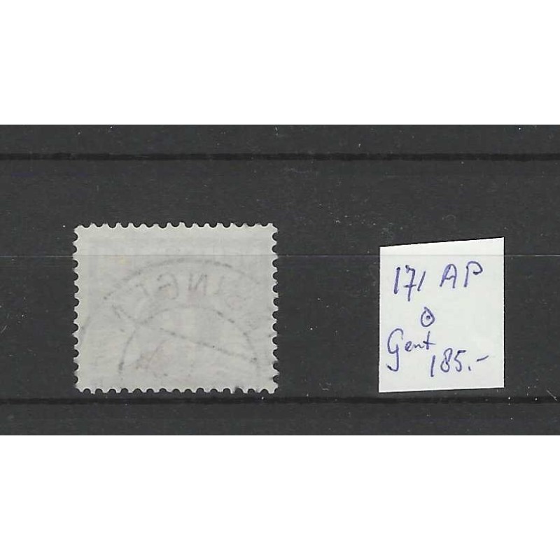 Netherlands 171AP "GENT" instead of "CENT" VFU/used CV 185 €