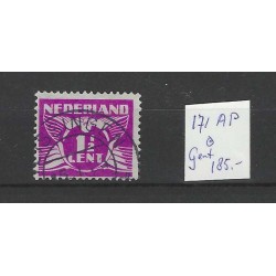 Netherlands 171AP "GENT" instead of "CENT" VFU/used CV 185 €