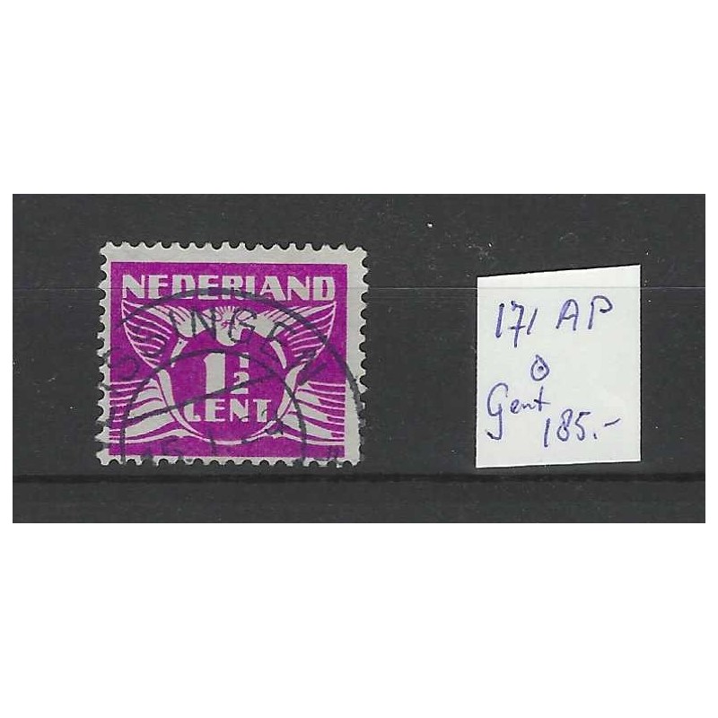 Nederland 171AP "GENT" ipv "CENT" VFU/gebr CV 185 €