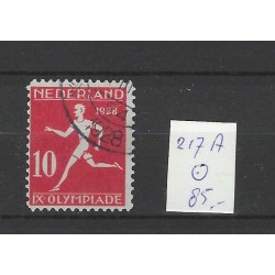 Netherlands 217A  Olympiade with 12x11,5  tanding VFU/used CV 85 €