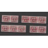 Nederland 356A-D  Guilloche Combinaties MNH/postfris CV 98 €