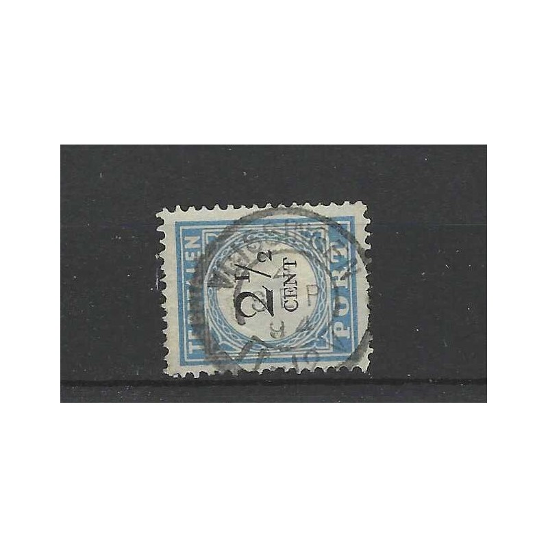 Nederland P5D-III  port 1881 "VLISSINGEN 1894" kleinrond VFU/gebr CV 10 €