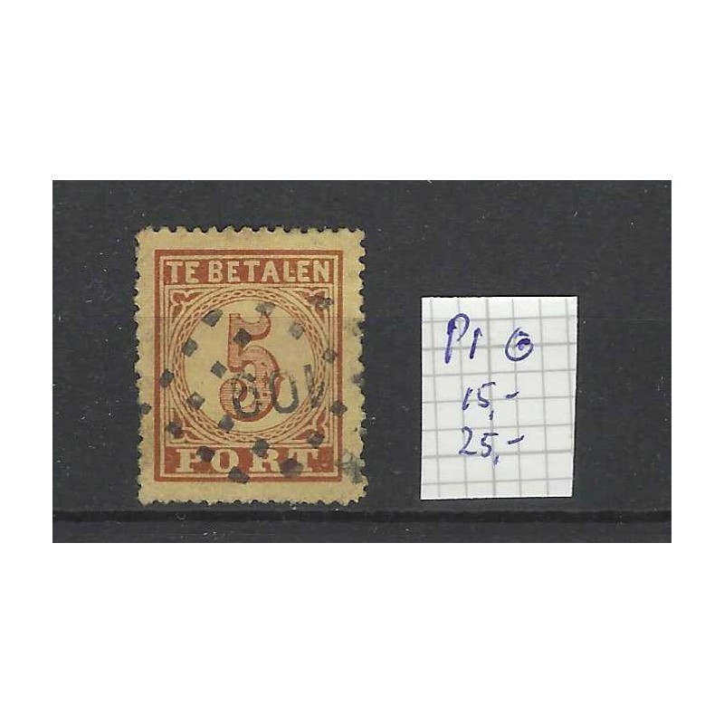 Nederland P1  Port 1870 met puntstempel 109 VFU/gebr CV 40 €