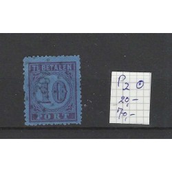 Netherlands P2  Postage due 1870 with numeral dot cancel 182 VFU/used CV 90 €
