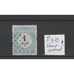 Netherlands P3D-III  Postage due 1881 with STOMP-numeral dot cancel !! VFU/used CV ?? €