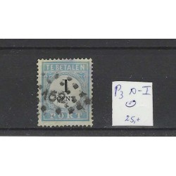 Netherlands P3D-I  Postage due 1881 with numeral dot cancel 152 VFU/used CV 45 €