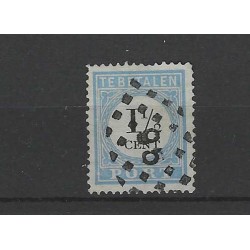 Nederland P4A-II  Port 1881 met puntstempel 95 VFU/gebr CV 48 €