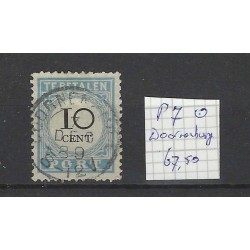 Netherlands P7 Postage due 1881 "DOORNENBURG 1889" small round cancel VFU/used CV 70 €
