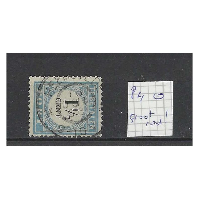 Nederland P4 Port 1881 "HEEMSTEDE 1896" grootrond VFU/gebr CV 25+ €