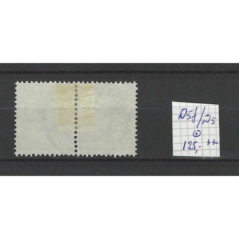 Netherlands D5f/D5 Official Armenwet pair VFU/used  CV 125++ €