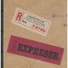 Netherlands 156, 196 on Registered EXPRESS cover  CV  500+ € Certificate VLeeming