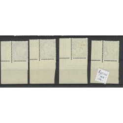 Nederland R98-101 Roltanding  met velrand MNH/postfris CV 130 €