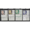 Netherlands R98-101 Syncopated perforation  with sheet margin MNH CV 130 €