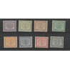 Dutch East Indies 40-47 Numeral MH/unused  CV 45 €
