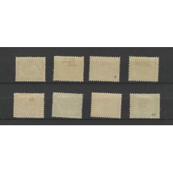 Dutch East Indies 40-47 Numeral MH/unused  CV 45 €