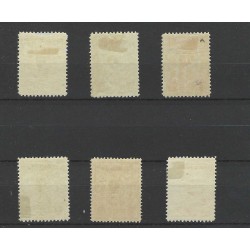 Dutch East Indies 129-134  Wilhelmina MH/unused CV 75 €