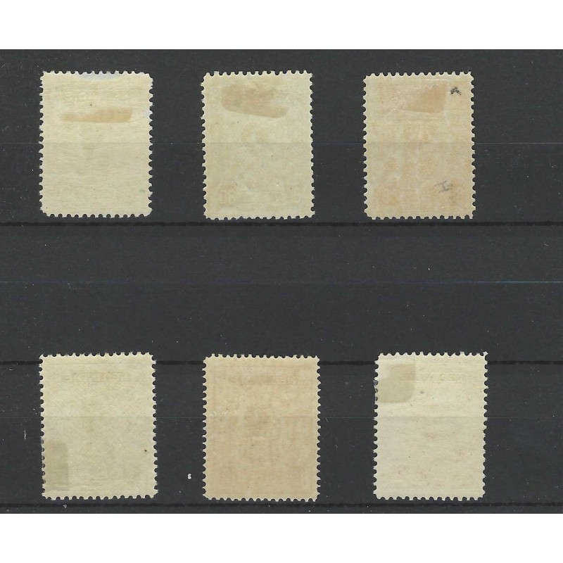 Dutch East Indies 129-134  Wilhelmina MH/unused CV 75 €