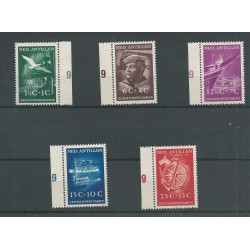 Ned. Antillen  239-243 Zeemanswelvaren MNH  CV 75 €