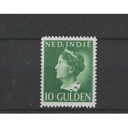 Ned. Indie 288 Wilhelmina 10Gld  MNH/postfris CV 52 €