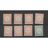 Dutch East Indies P41-48  Postage due 1941 Indische druk MNH CV 36 €