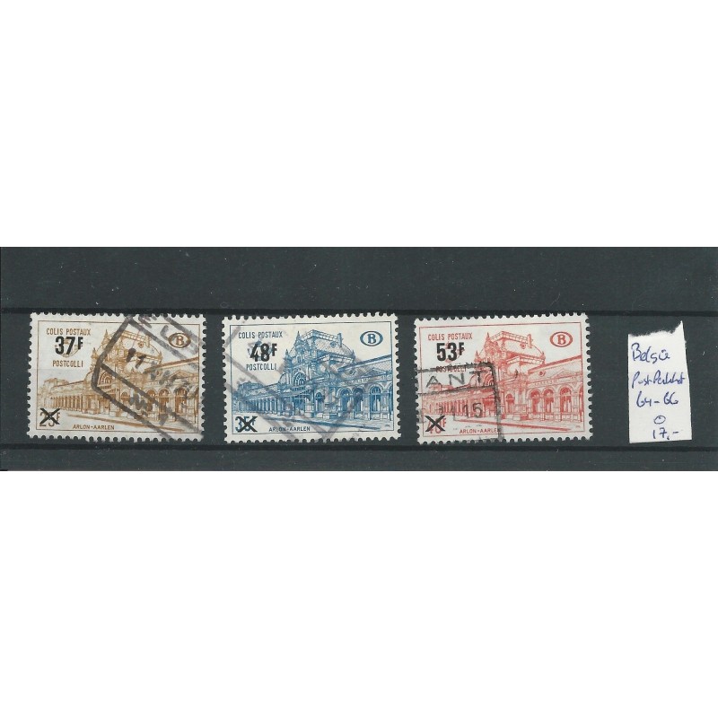 Belgie  Postpakket  64-66  VFU/gebr  CV 17 €