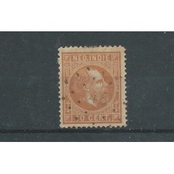 Dutch East Indies 9D with numeral dot cancel 46  VFU/used  CV 3 €