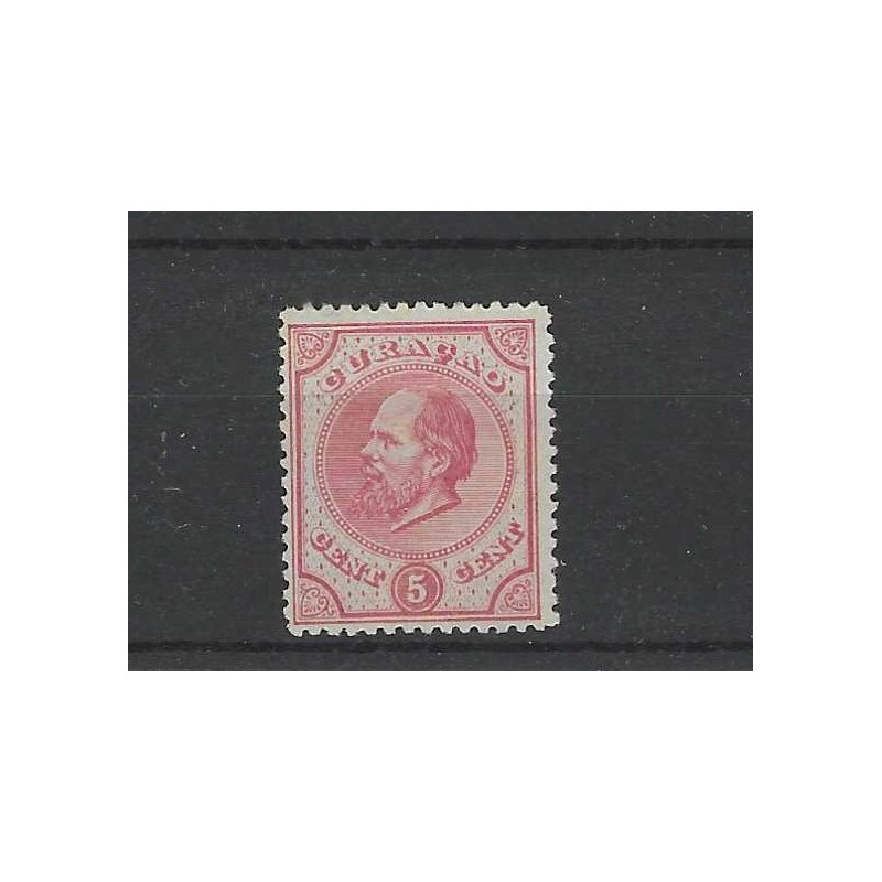 Curacao 3A  Willem III  1873  MH/ongebr CV 25 €