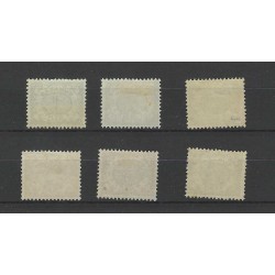 Curaçao 29-34 Numeral MH/unused CV 100 €
