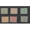 Curaçao 29-34 Numeral MH/unused CV 100 €