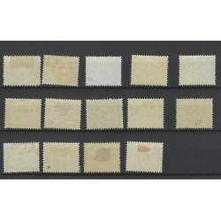 Curaçao 44-56 Numeral MH/unused CV 42 €