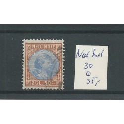 Dutch East Indies 30Wilhelmina 2,5Gld  VFU/used  CV 55 €